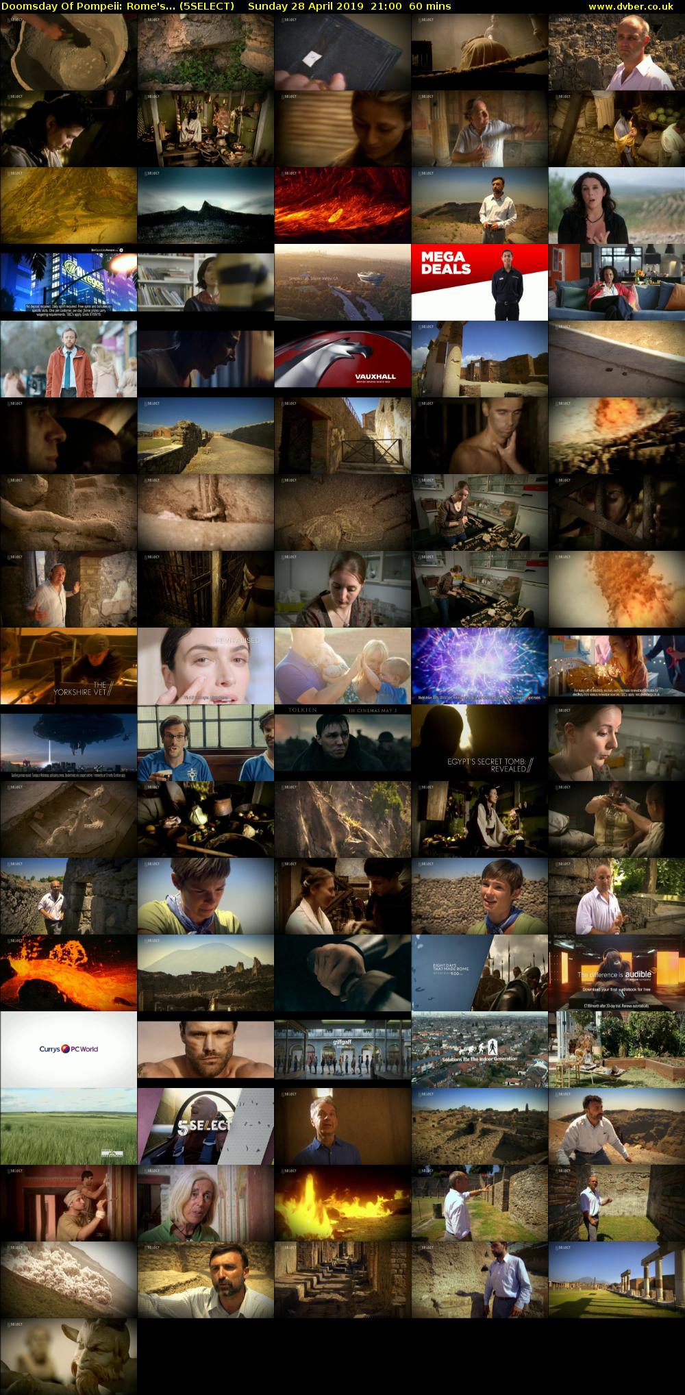 Doomsday Of Pompeii: Rome's... (5SELECT) Sunday 28 April 2019 21:00 - 22:00