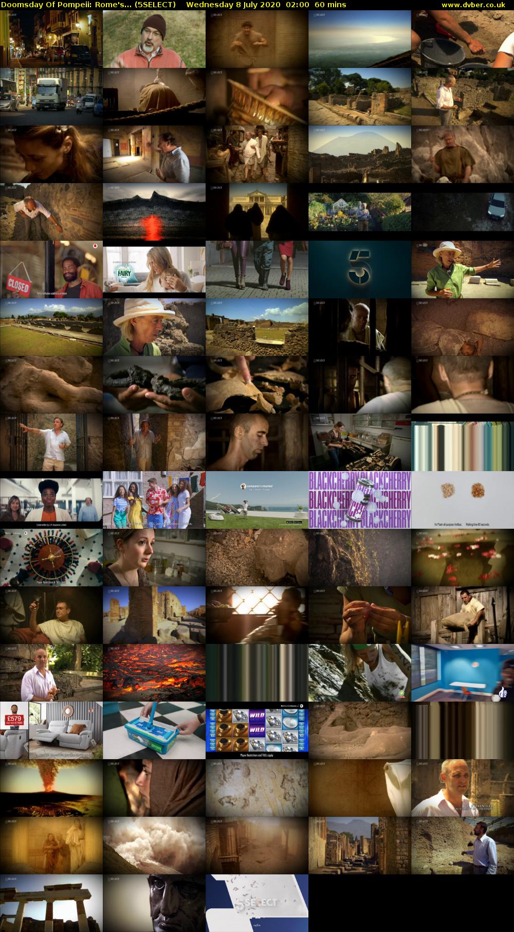 Doomsday Of Pompeii: Rome's... (5SELECT) Wednesday 8 July 2020 02:00 - 03:00