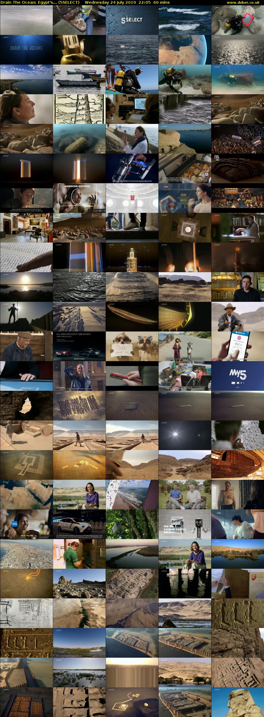 Drain The Ocean: Egypt's... (5SELECT) Wednesday 24 July 2019 22:05 - 23:05