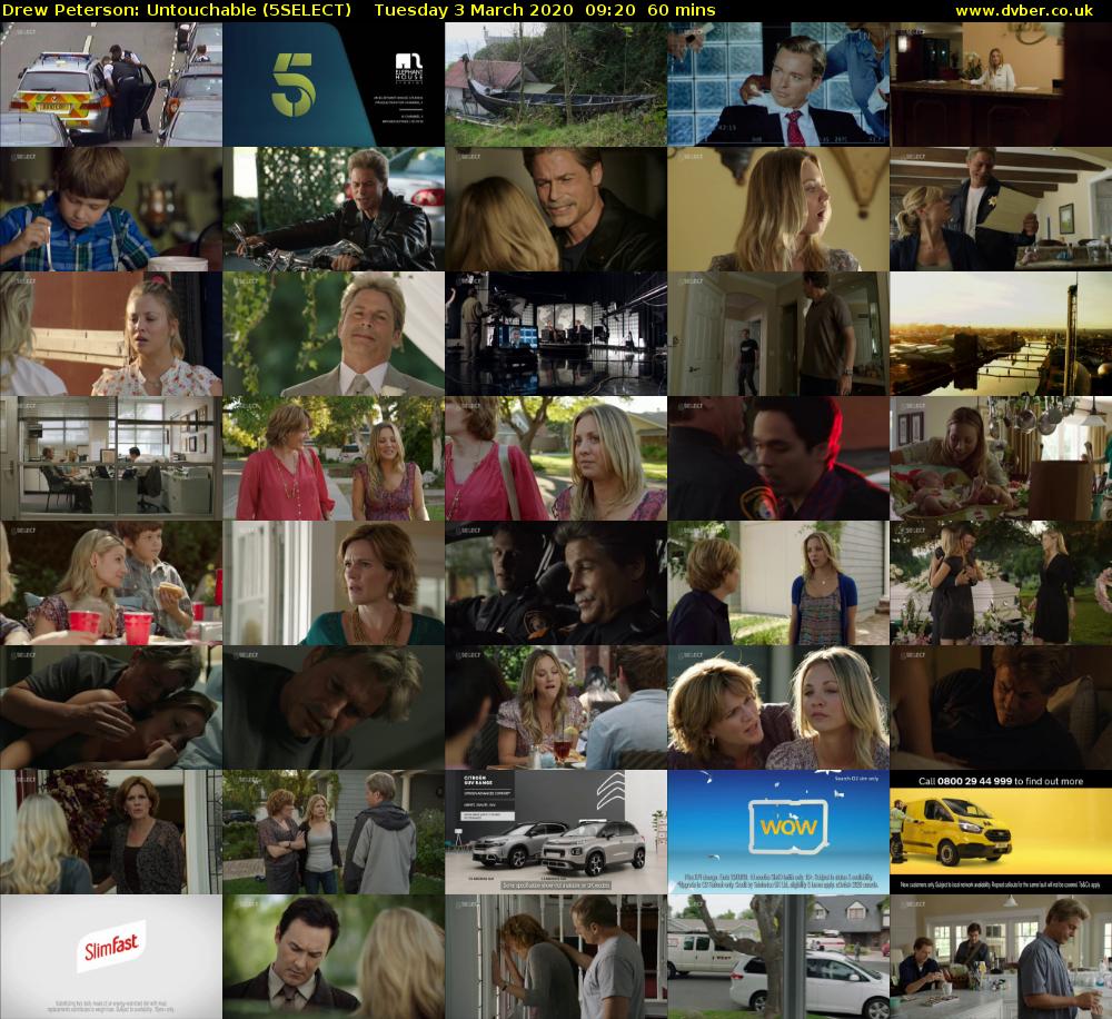 Drew Peterson: Untouchable (5SELECT) Tuesday 3 March 2020 09:20 - 10:20