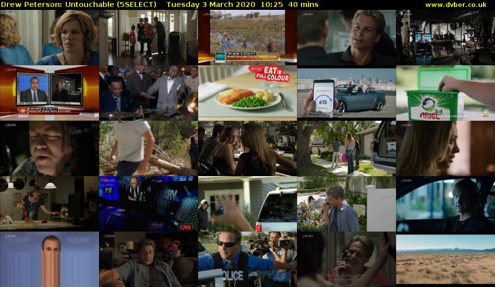 Drew Peterson: Untouchable (5SELECT) Tuesday 3 March 2020 10:25 - 11:05