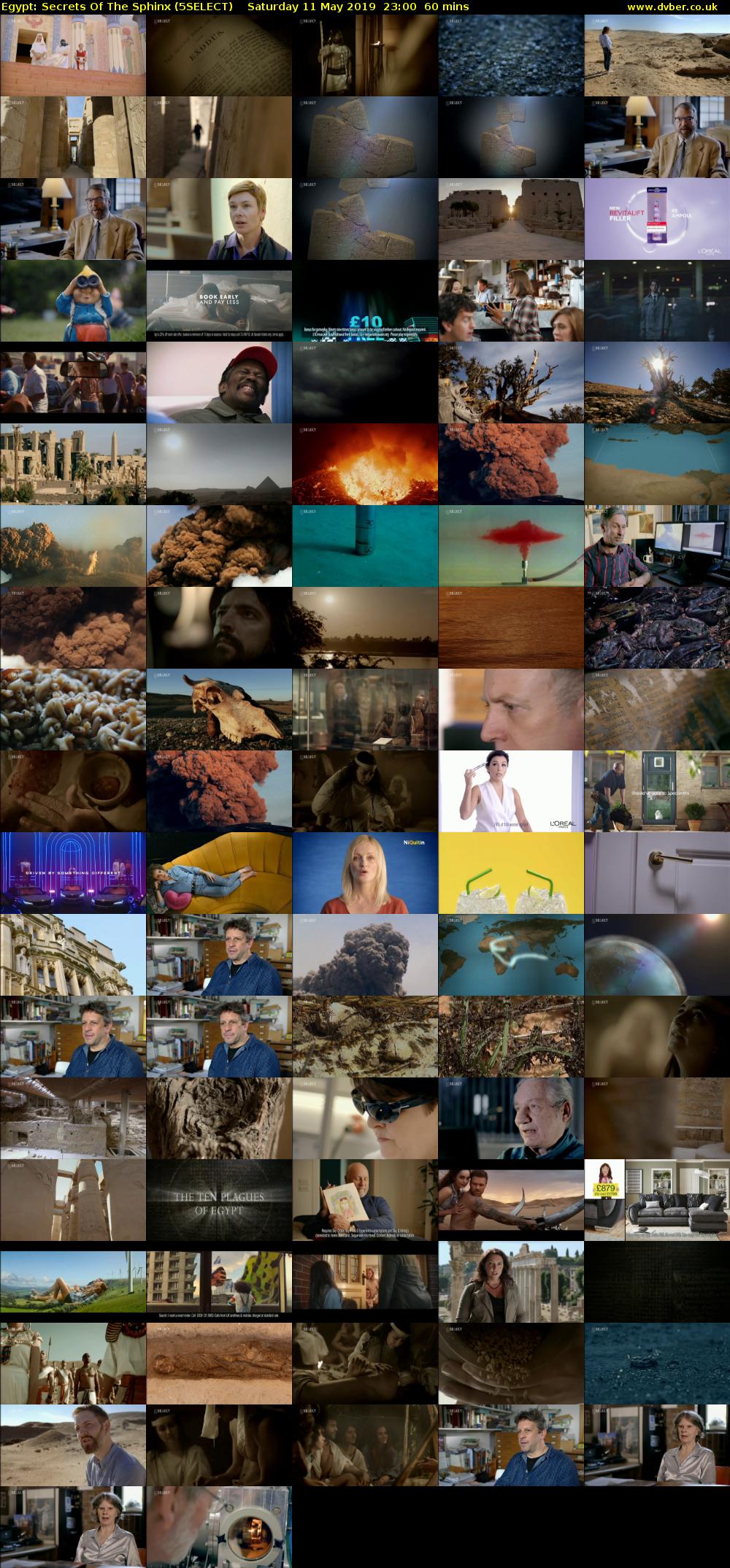Egypt: Secrets Of The Sphinx (5SELECT) Saturday 11 May 2019 23:00 - 00:00