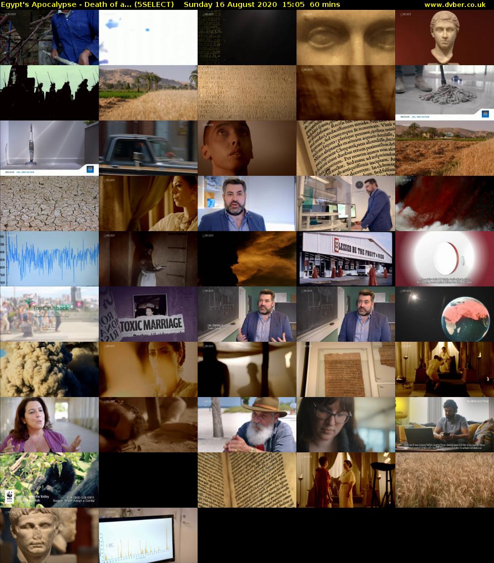 Egypt's Apocalypse - Death of a... (5SELECT) Sunday 16 August 2020 15:05 - 16:05