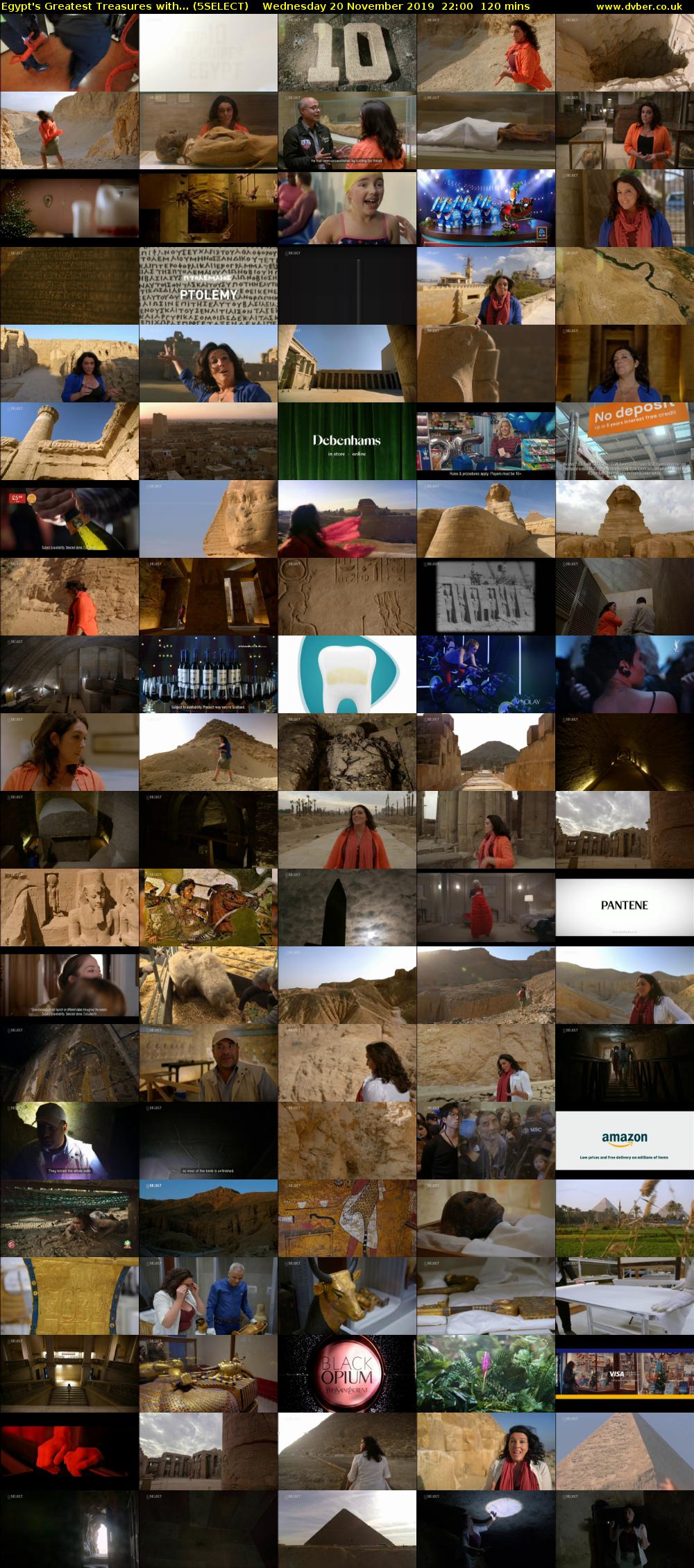Egypt's Greatest Treasures with... (5SELECT) Wednesday 20 November 2019 22:00 - 00:00
