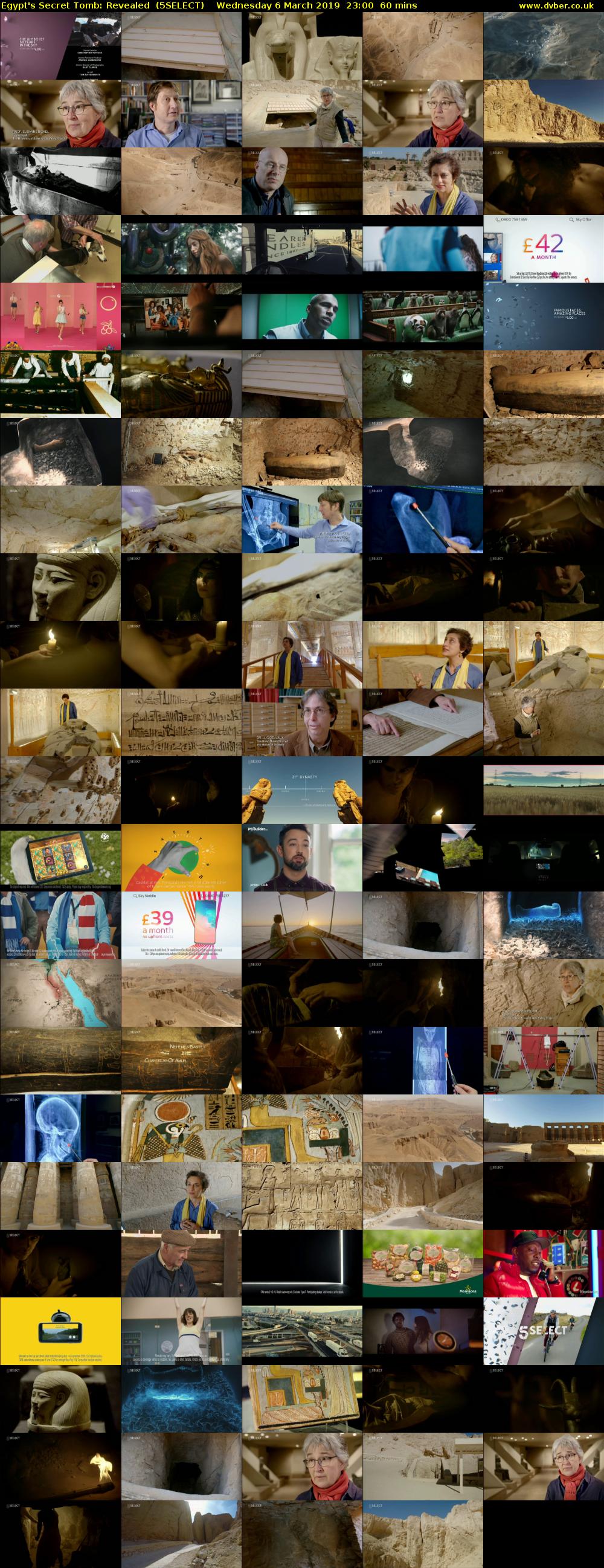 Egypt's Secret Tomb: Revealed  (5SELECT) Wednesday 6 March 2019 23:00 - 00:00