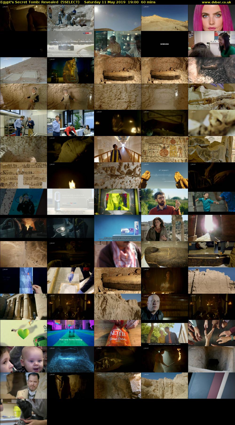 Egypt's Secret Tomb: Revealed  (5SELECT) Saturday 11 May 2019 19:00 - 20:00