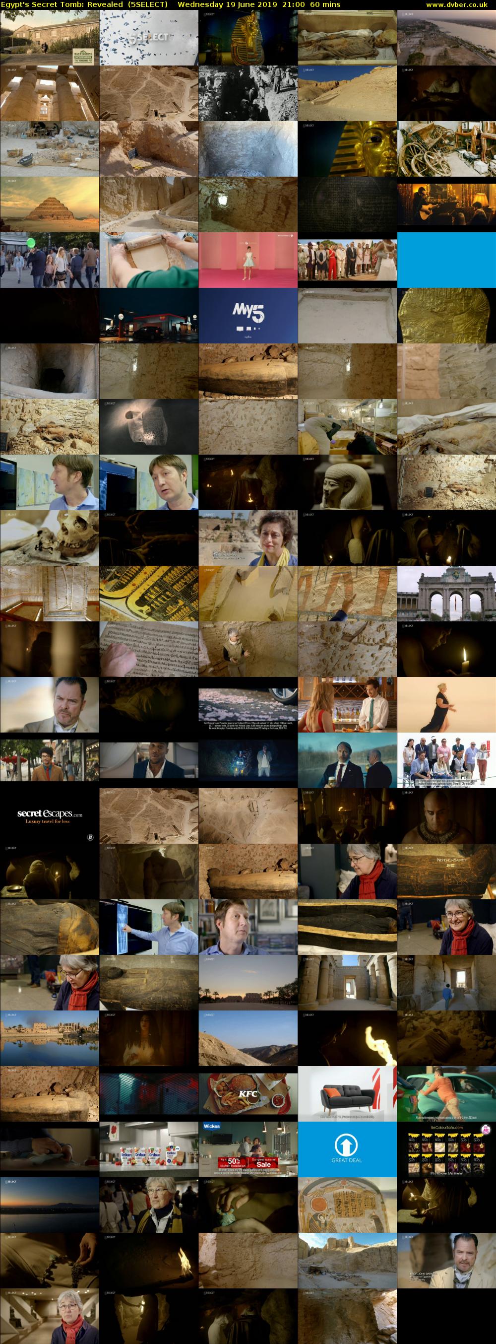 Egypt's Secret Tomb: Revealed  (5SELECT) Wednesday 19 June 2019 21:00 - 22:00
