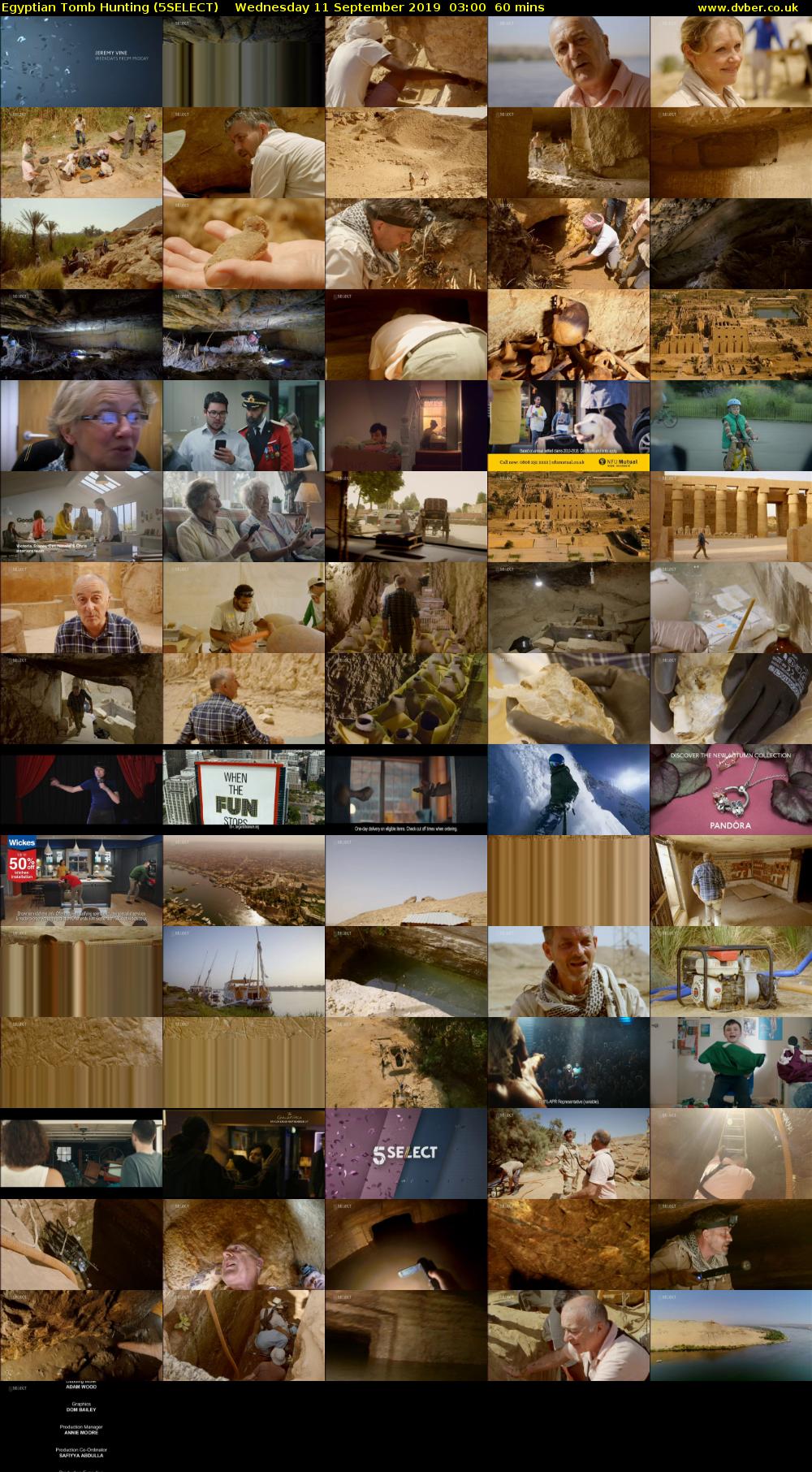 Egyptian Tomb Hunting (5SELECT) Wednesday 11 September 2019 03:00 - 04:00