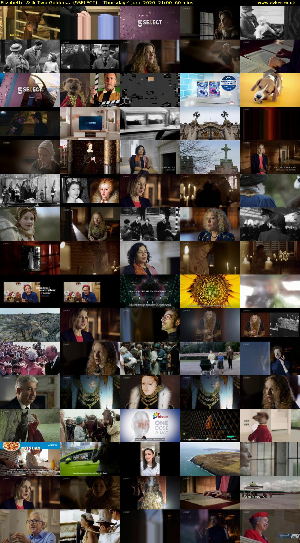 Elizabeth I & II: Two Golden...  (5SELECT) Thursday 4 June 2020 21:00 - 22:00