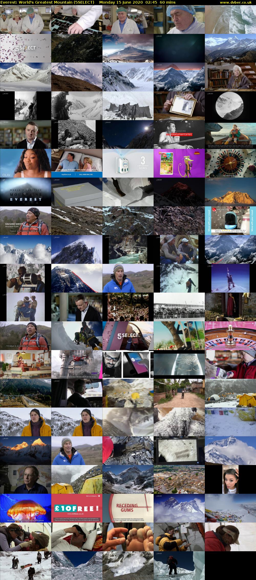 Everest: World's Greatest Mountain (5SELECT) Monday 15 June 2020 02:45 - 03:45