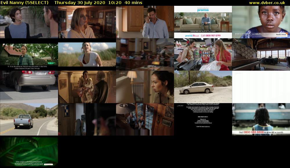 Evil Nanny (5SELECT) Thursday 30 July 2020 10:20 - 11:00