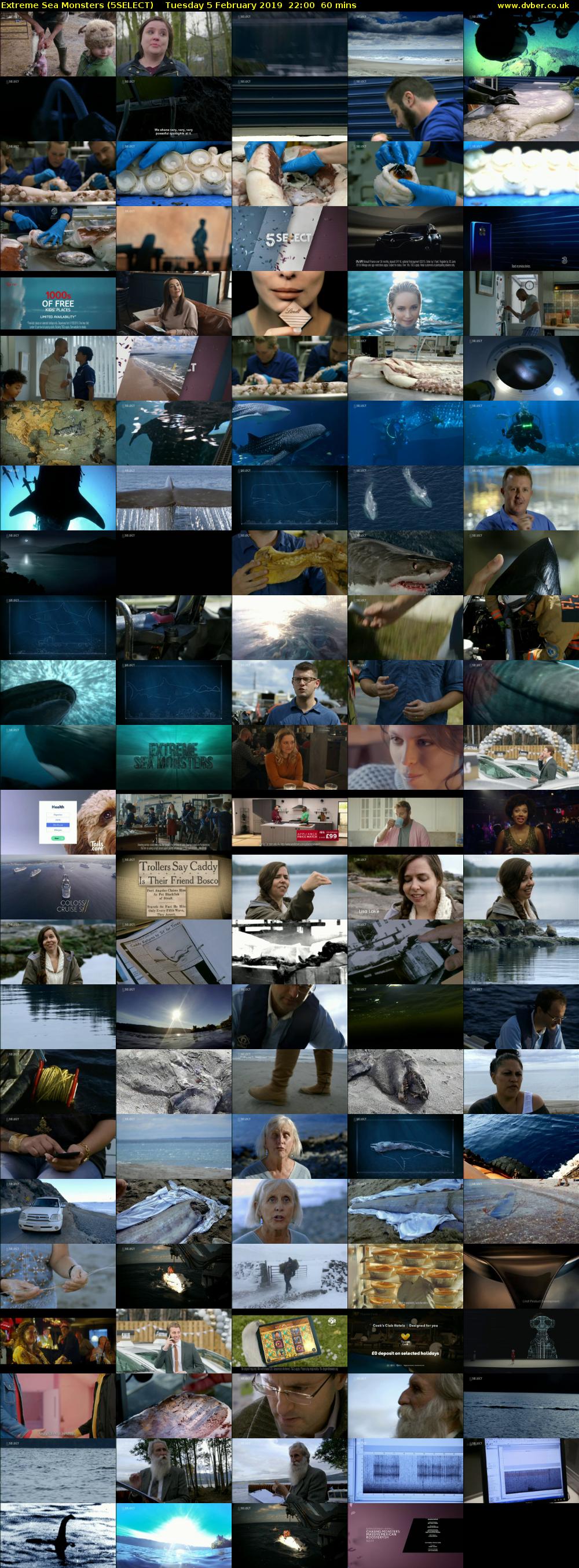 Extreme Sea Monsters (5SELECT) Tuesday 5 February 2019 22:00 - 23:00
