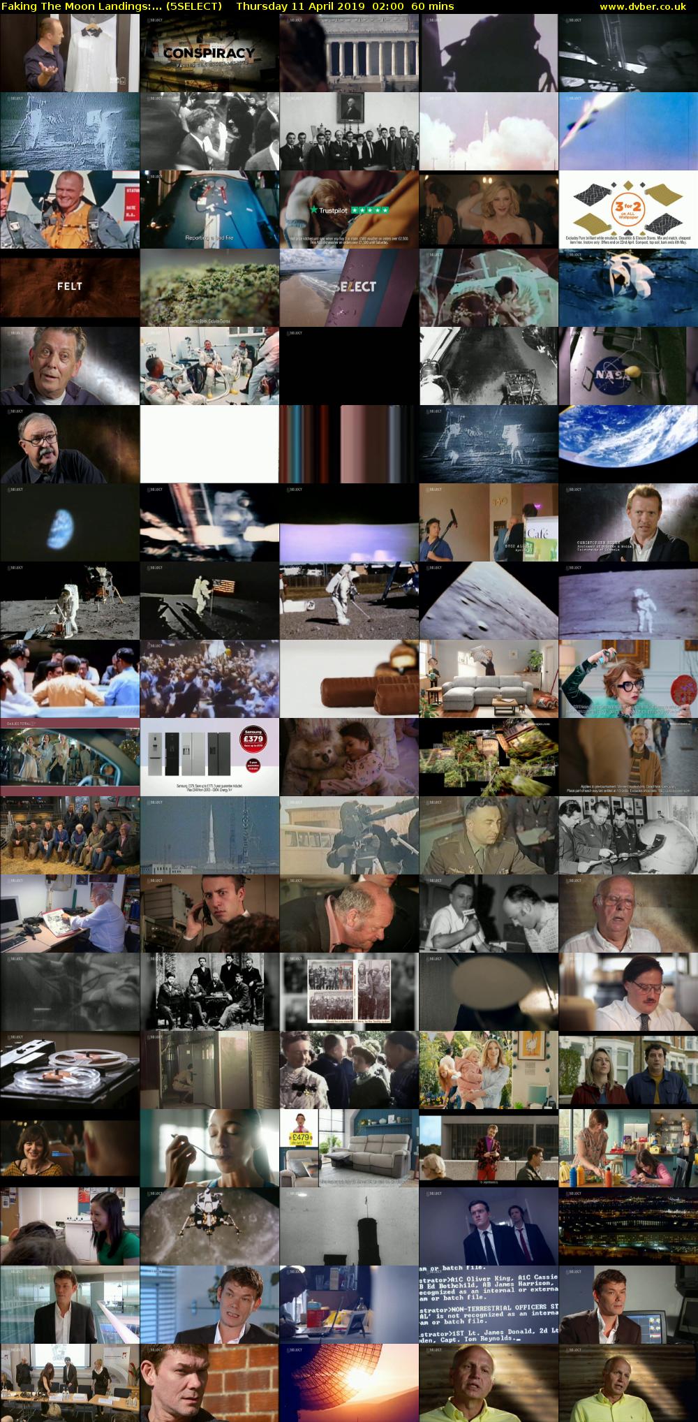 Faking The Moon Landings:... (5SELECT) Thursday 11 April 2019 02:00 - 03:00