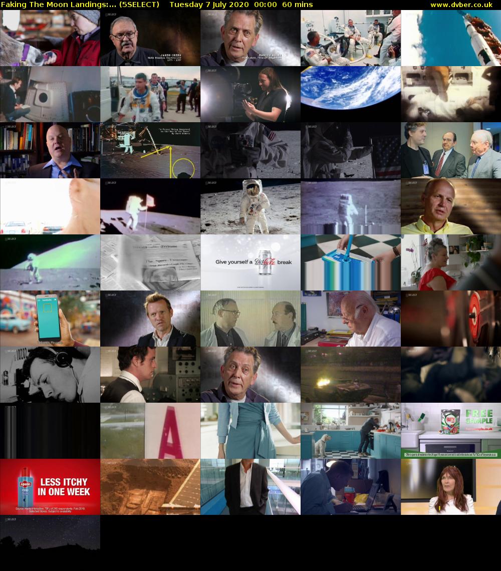 Faking The Moon Landings:... (5SELECT) Tuesday 7 July 2020 00:00 - 01:00