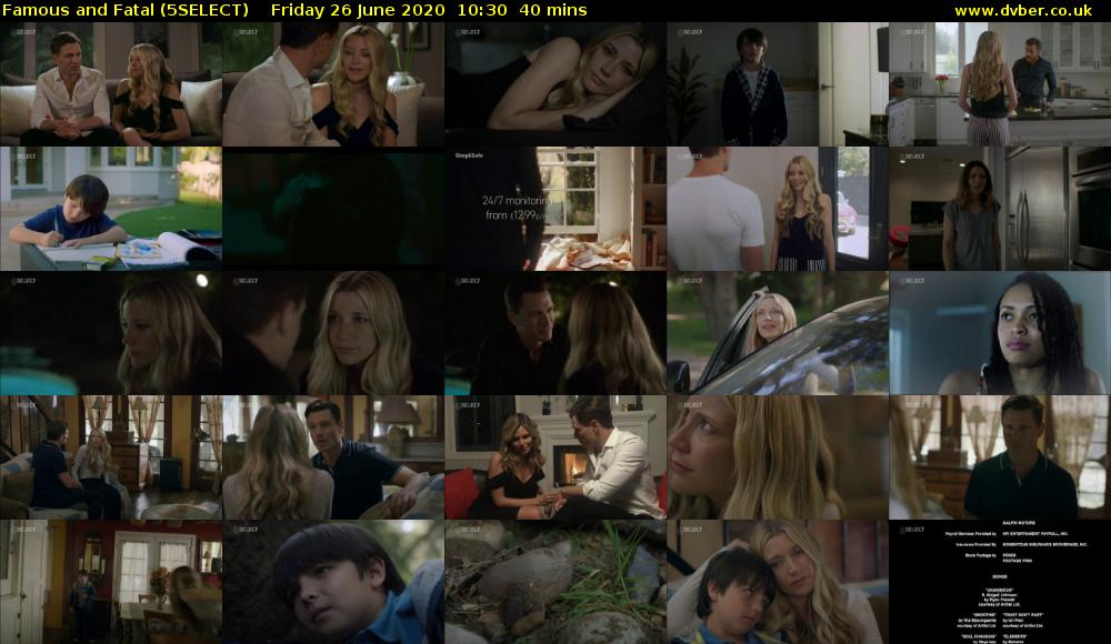 Famous and Fatal (5SELECT) Friday 26 June 2020 10:30 - 11:10