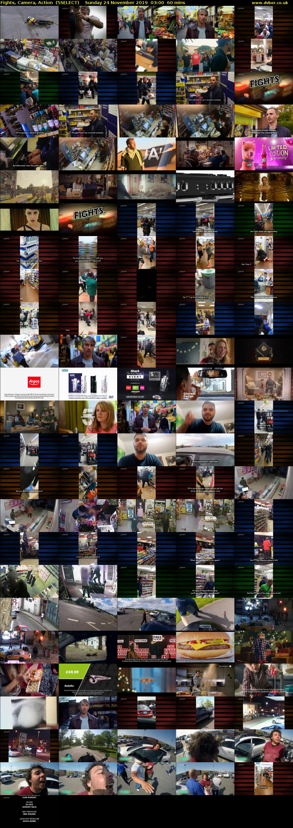 Fights, Camera, Action  (5SELECT) Sunday 24 November 2019 03:00 - 04:00