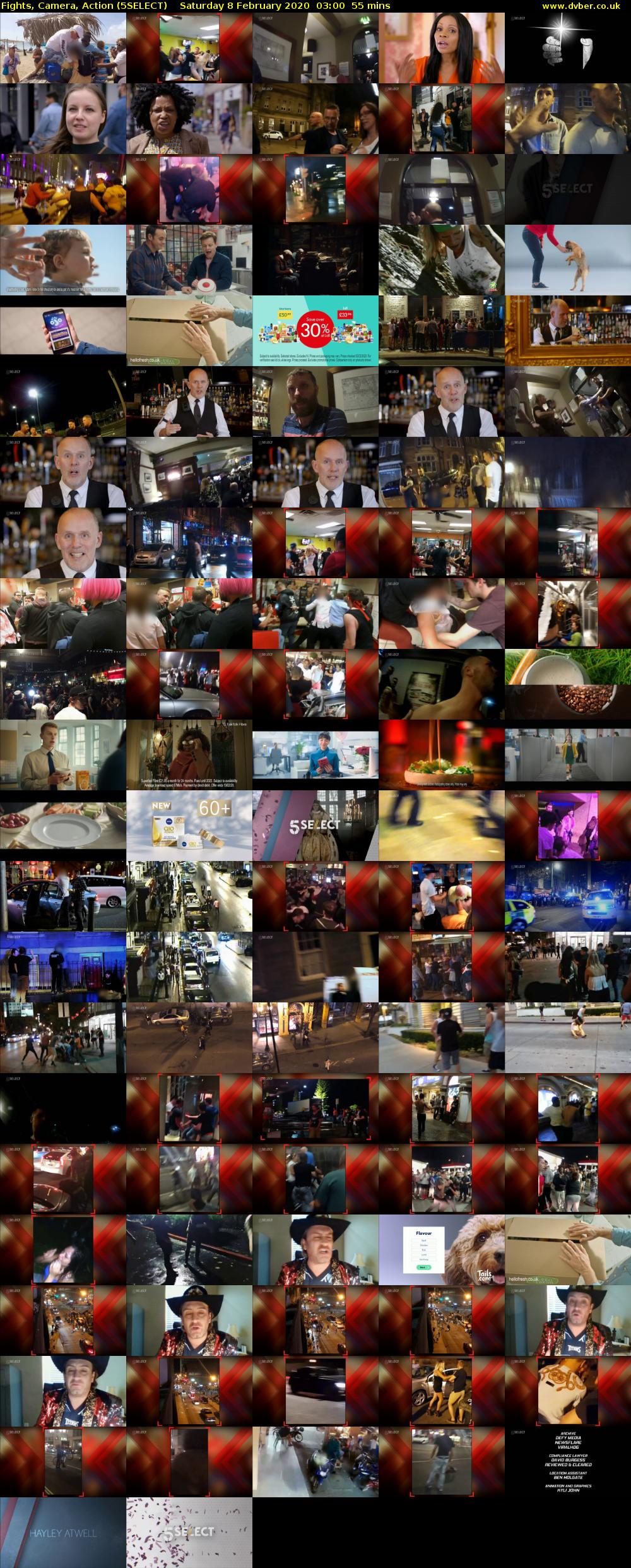 Fights, Camera, Action (5SELECT) Saturday 8 February 2020 03:00 - 03:55