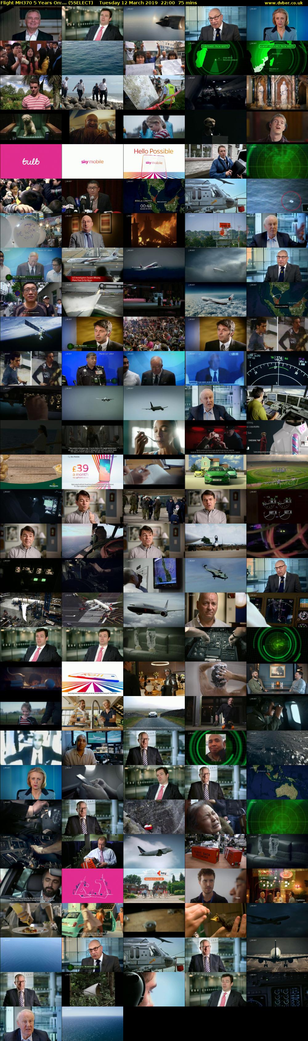 Flight MH370 5 Years On:... (5SELECT) Tuesday 12 March 2019 22:00 - 23:15