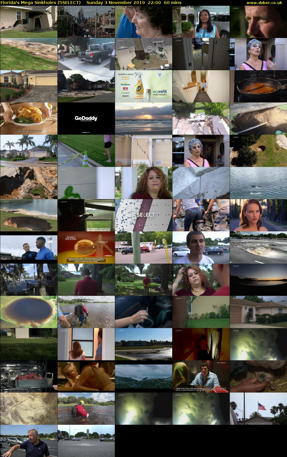 Florida's Mega Sinkholes (5SELECT) Sunday 3 November 2019 22:00 - 23:00