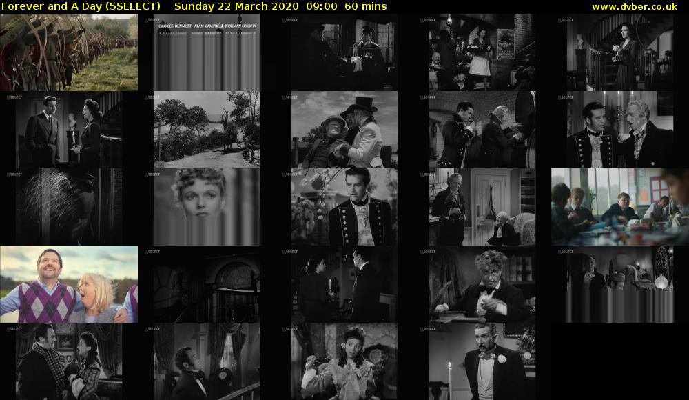 Forever and A Day (5SELECT) Sunday 22 March 2020 09:00 - 10:00