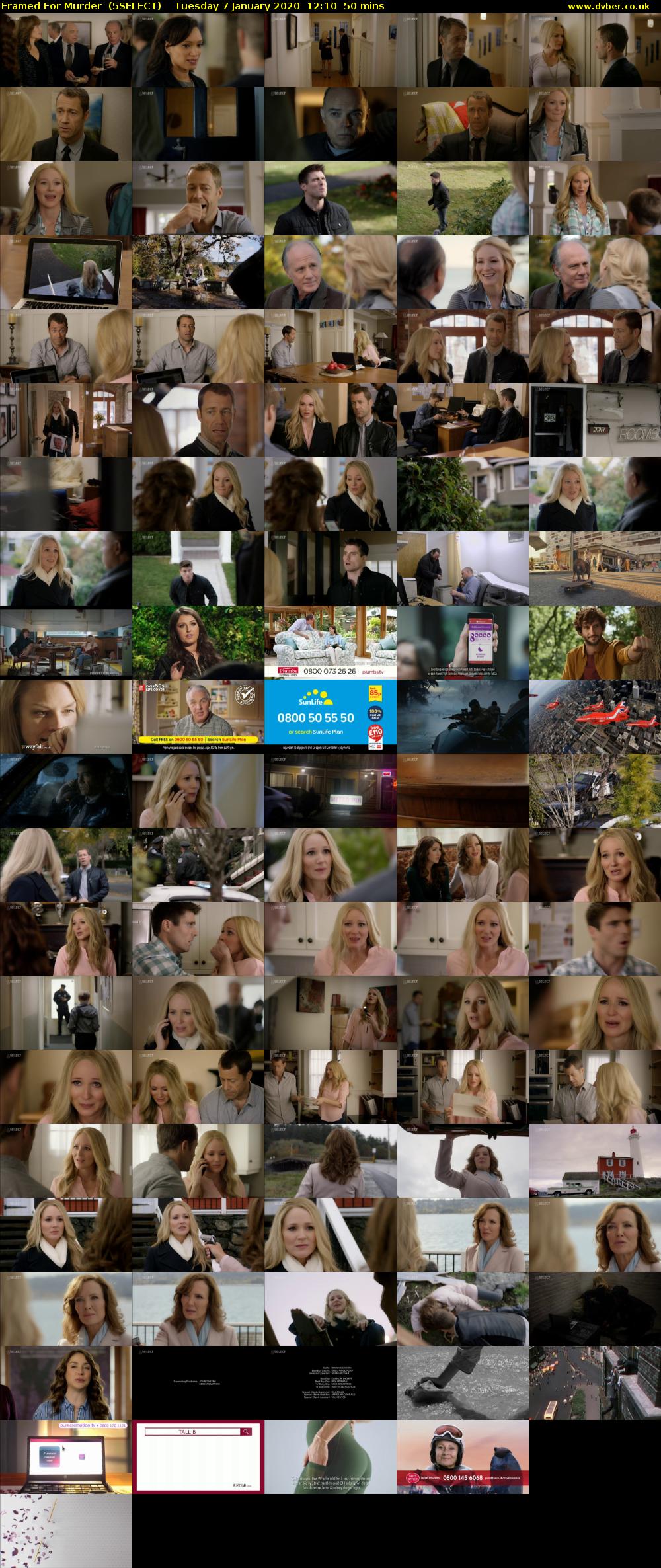 Framed For Murder  (5SELECT) Tuesday 7 January 2020 12:10 - 13:00