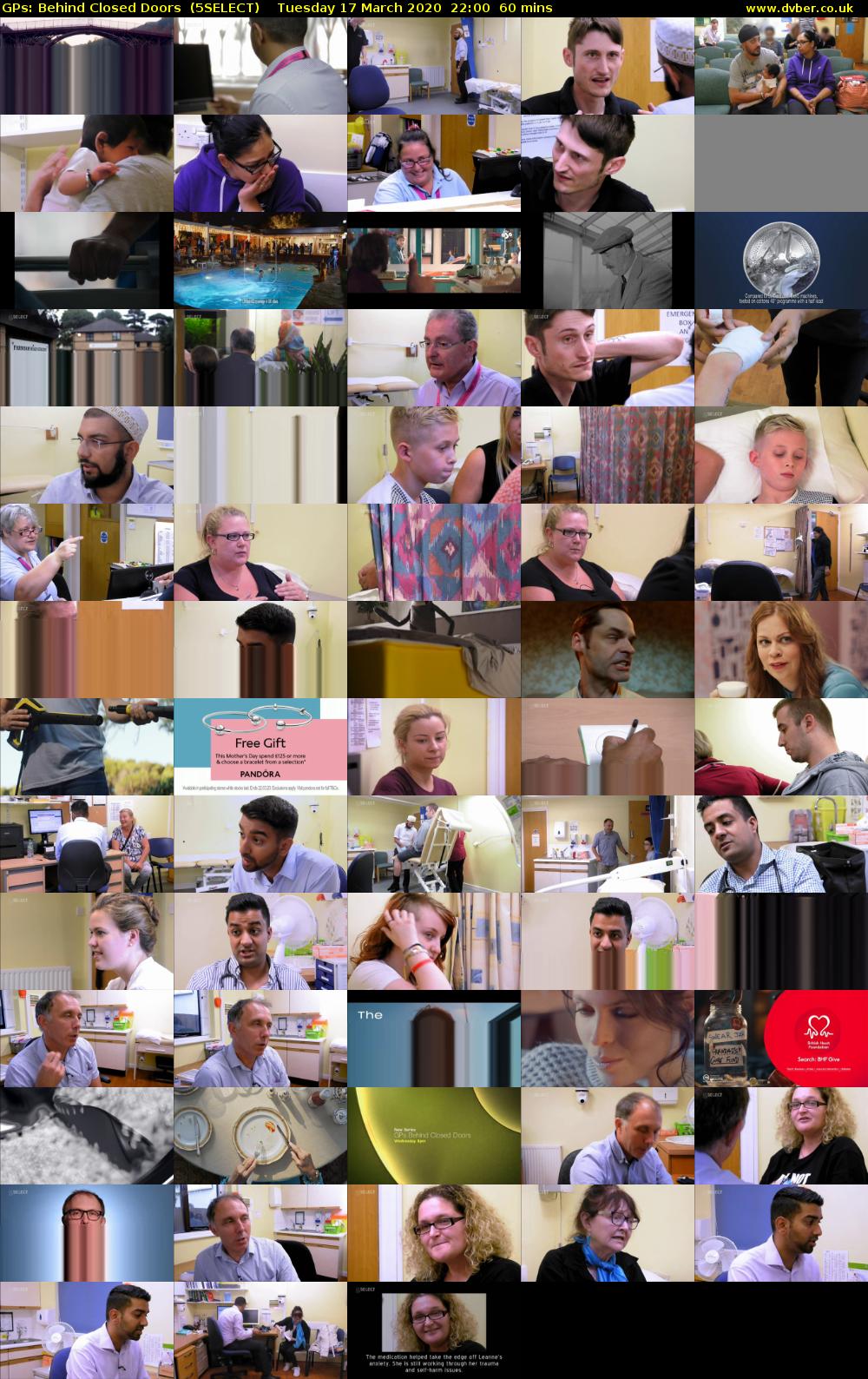 GPs: Behind Closed Doors  (5SELECT) Tuesday 17 March 2020 22:00 - 23:00