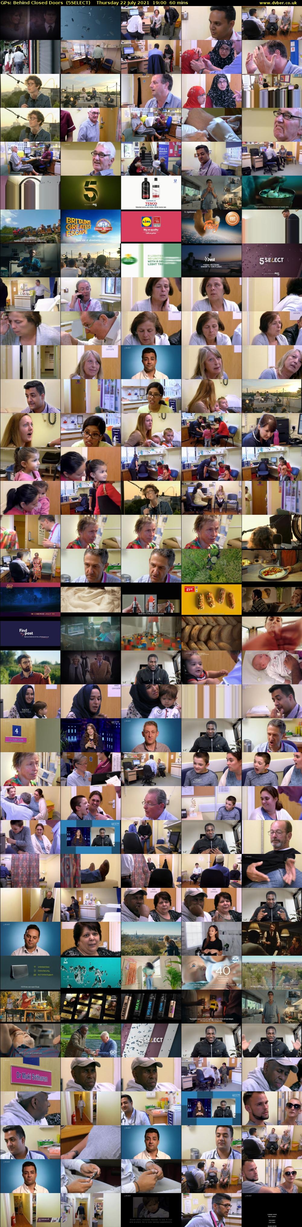 GPs: Behind Closed Doors  (5SELECT) Thursday 22 July 2021 19:00 - 20:00
