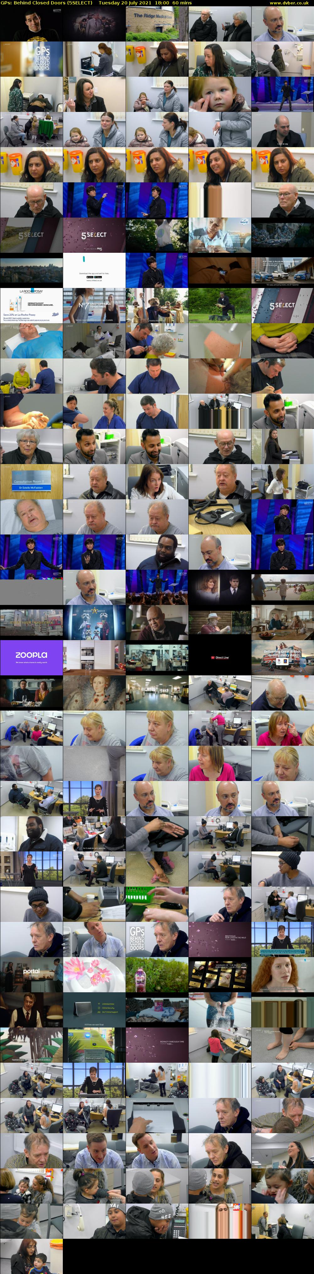 GPs: Behind Closed Doors (5SELECT) Tuesday 20 July 2021 18:00 - 19:00