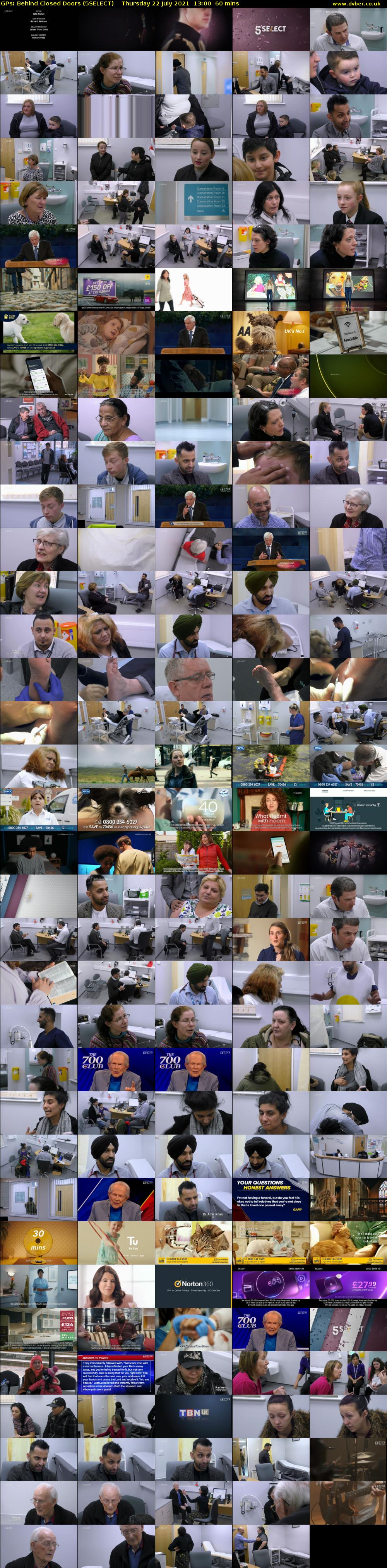 GPs: Behind Closed Doors (5SELECT) Thursday 22 July 2021 13:00 - 14:00