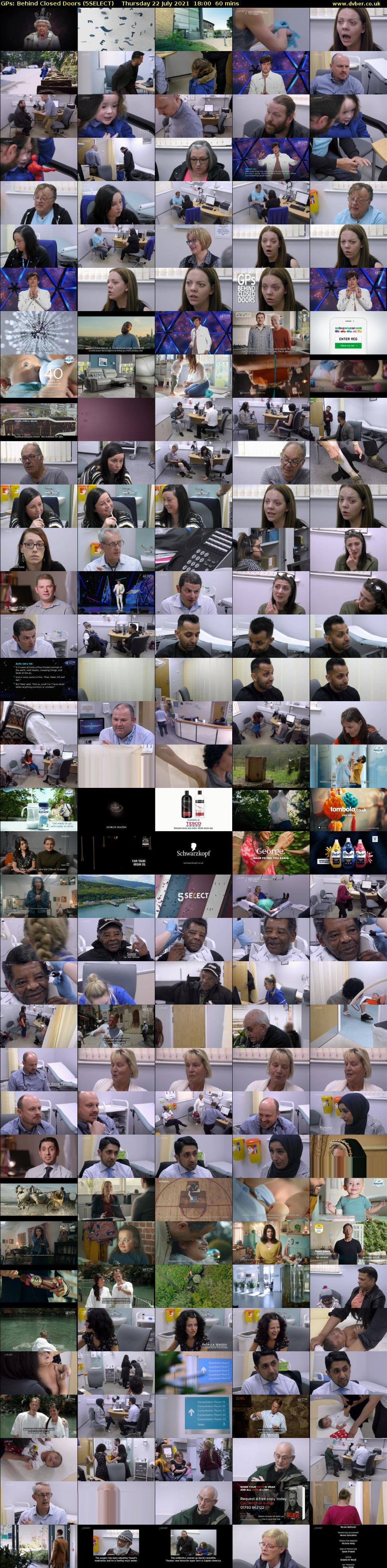 GPs: Behind Closed Doors (5SELECT) Thursday 22 July 2021 18:00 - 19:00