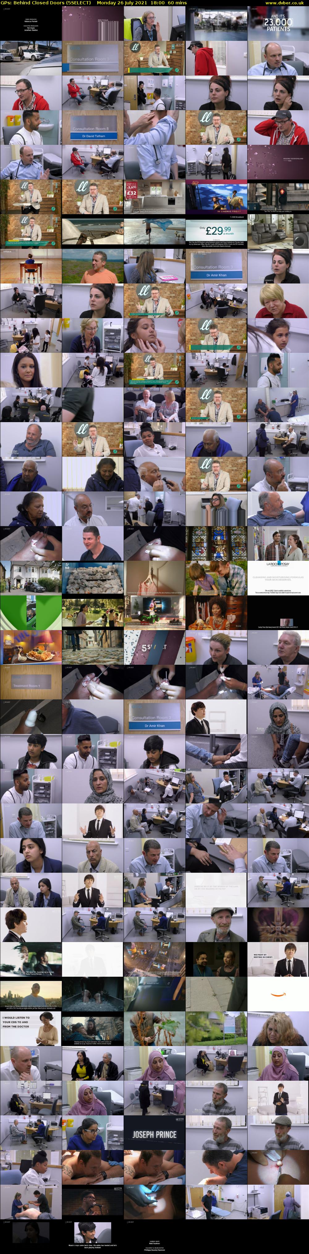 GPs: Behind Closed Doors (5SELECT) Monday 26 July 2021 18:00 - 19:00