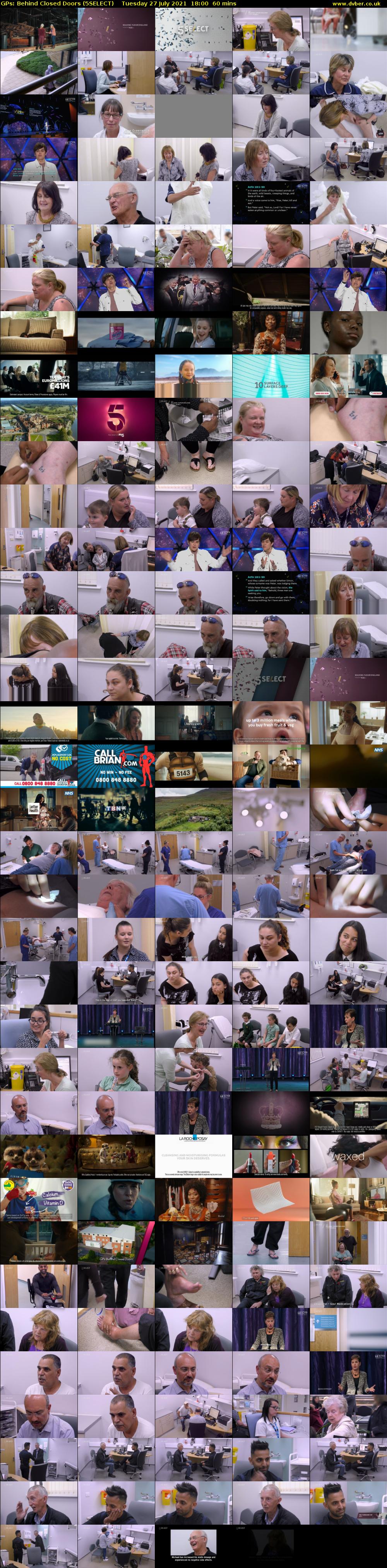 GPs: Behind Closed Doors (5SELECT) Tuesday 27 July 2021 18:00 - 19:00