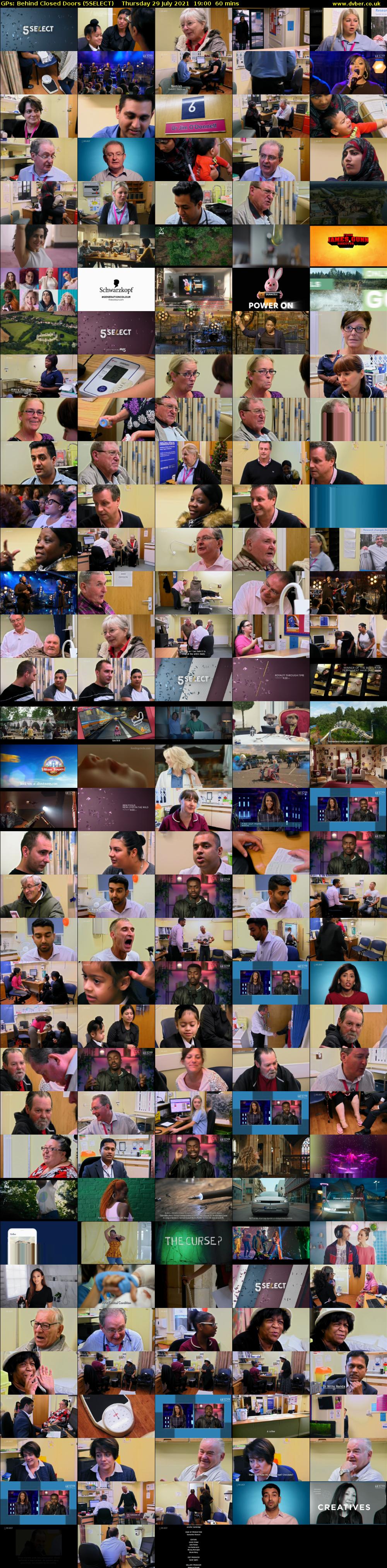 GPs: Behind Closed Doors (5SELECT) Thursday 29 July 2021 19:00 - 20:00