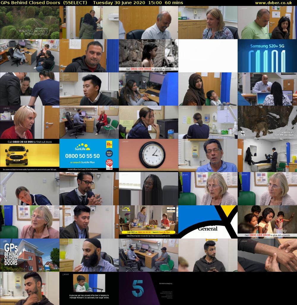 GPs Behind Closed Doors  (5SELECT) Tuesday 30 June 2020 15:00 - 16:00