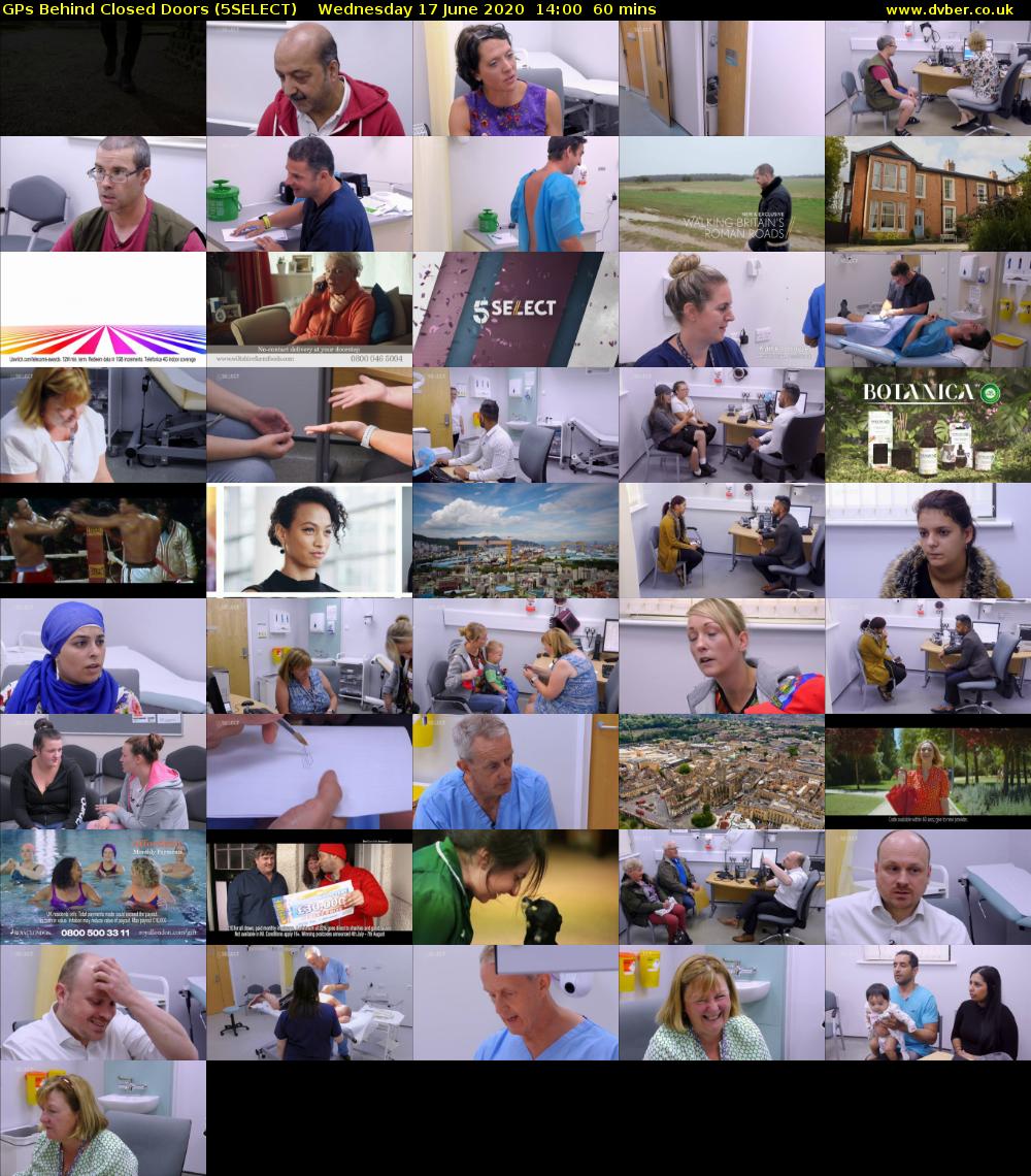 GPs Behind Closed Doors (5SELECT) Wednesday 17 June 2020 14:00 - 15:00