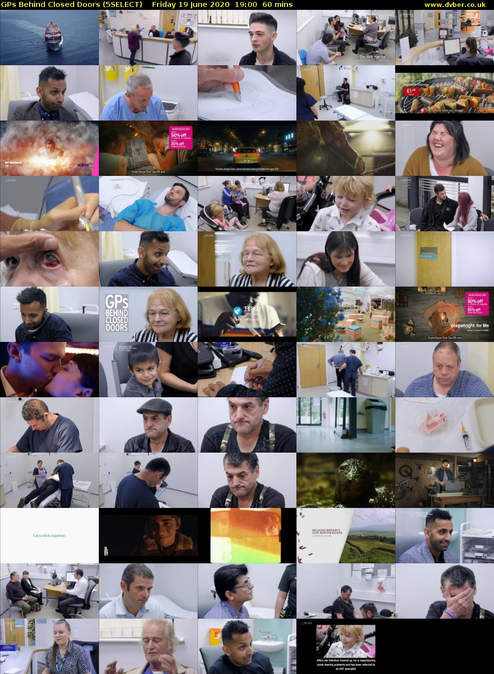 GPs Behind Closed Doors (5SELECT) Friday 19 June 2020 19:00 - 20:00