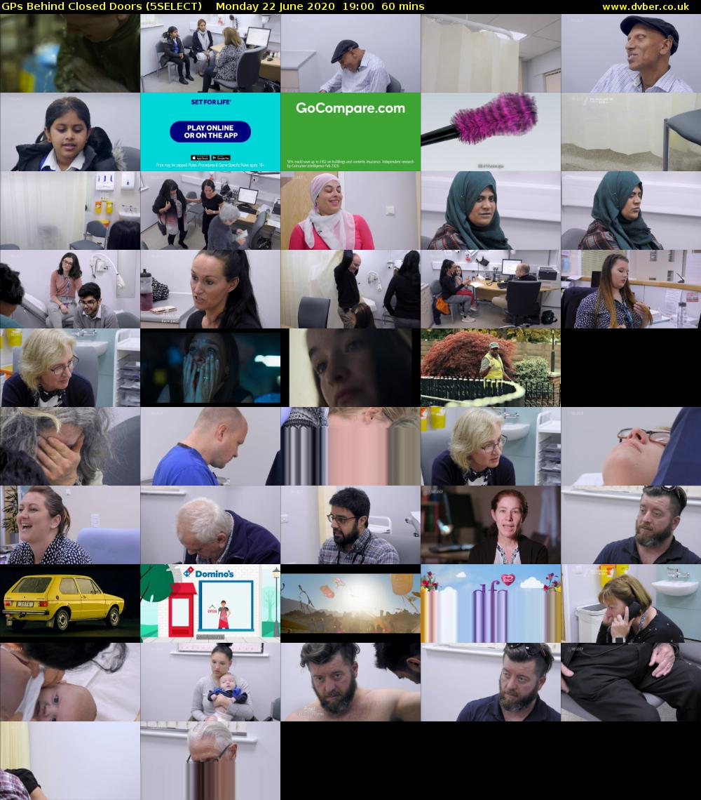 GPs Behind Closed Doors (5SELECT) Monday 22 June 2020 19:00 - 20:00