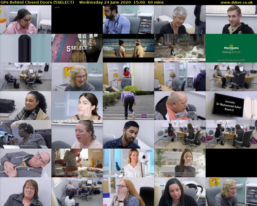 GPs Behind Closed Doors (5SELECT) Wednesday 24 June 2020 15:00 - 16:00