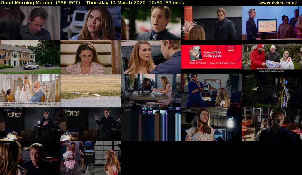 Good Morning Murder  (5SELECT) Thursday 12 March 2020 10:30 - 11:05