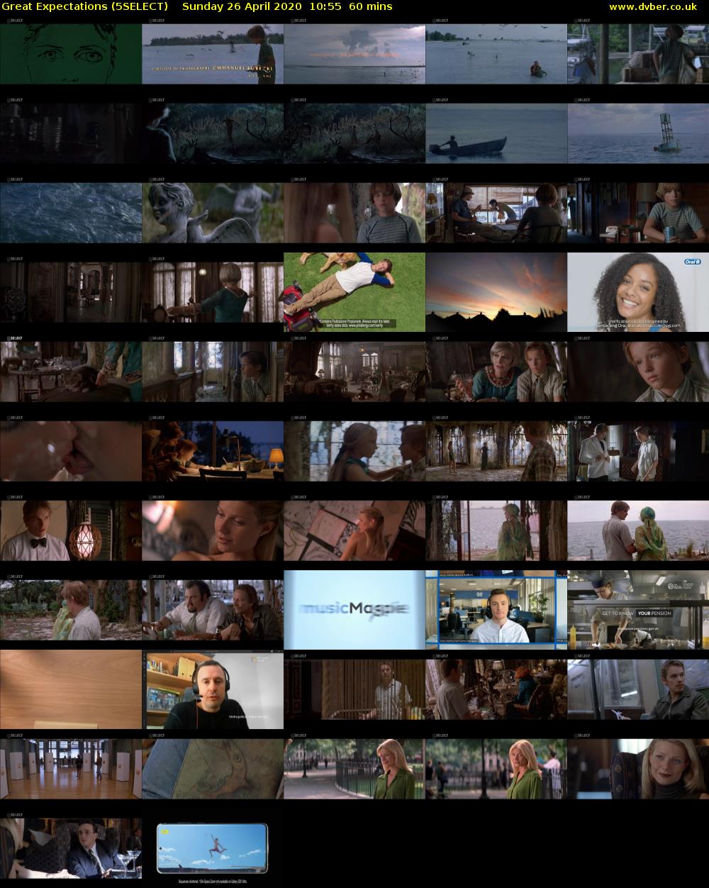 Great Expectations (5SELECT) Sunday 26 April 2020 10:55 - 11:55