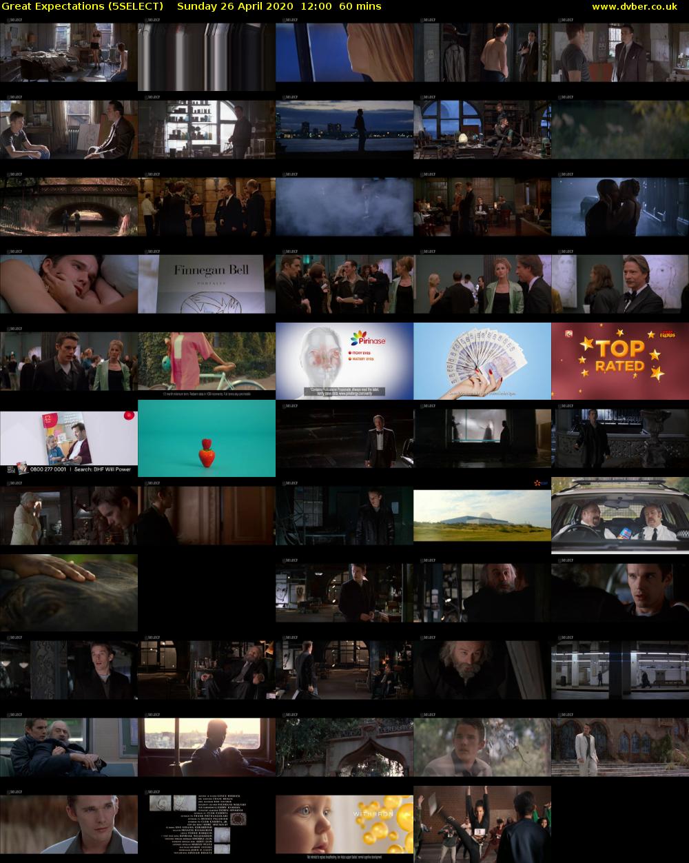 Great Expectations (5SELECT) Sunday 26 April 2020 12:00 - 13:00