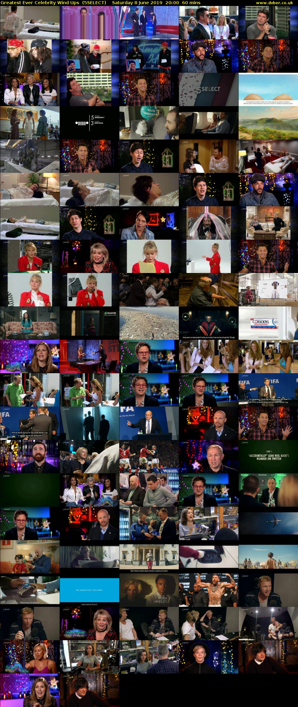 Greatest Ever Celebrity Wind Ups  (5SELECT) Saturday 8 June 2019 20:00 - 21:00