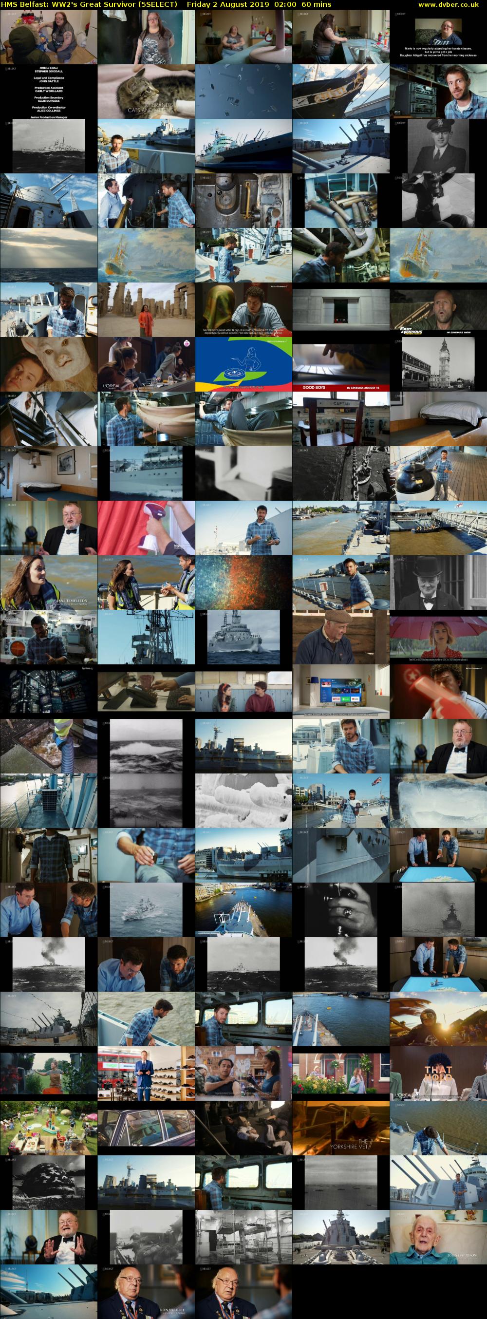 HMS Belfast: WW2's Great Survivor (5SELECT) Friday 2 August 2019 02:00 - 03:00