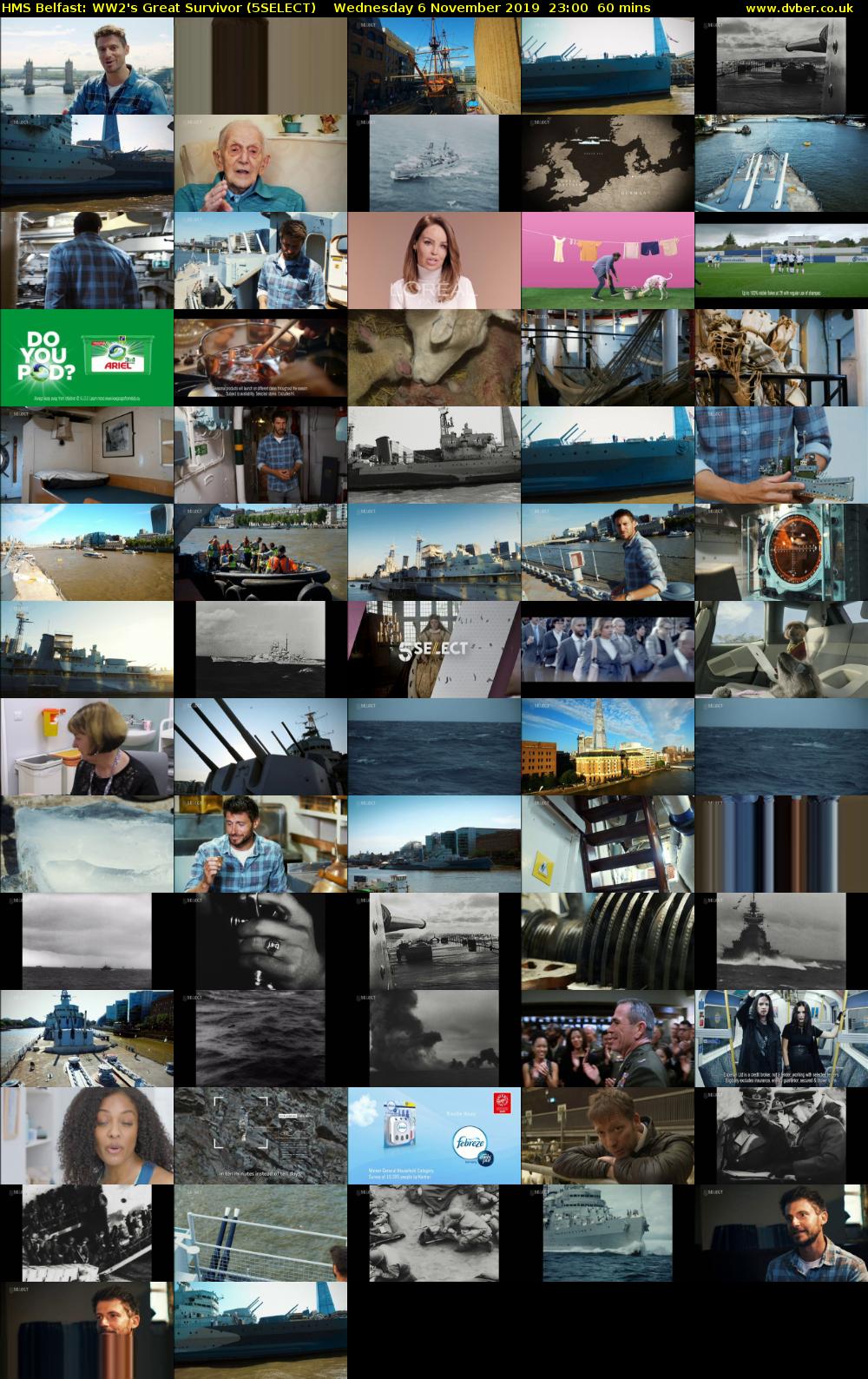 HMS Belfast: WW2's Great Survivor (5SELECT) Wednesday 6 November 2019 23:00 - 00:00