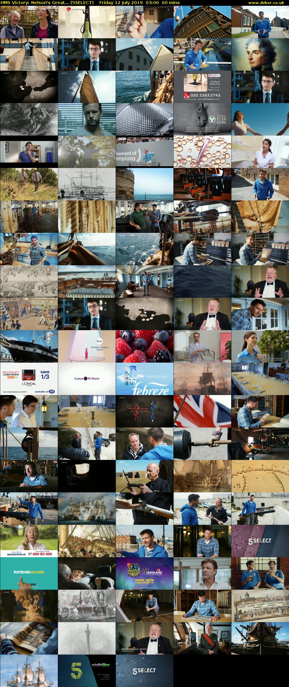 HMS Victory: Nelson's Great... (5SELECT) Friday 12 July 2019 03:00 - 04:00