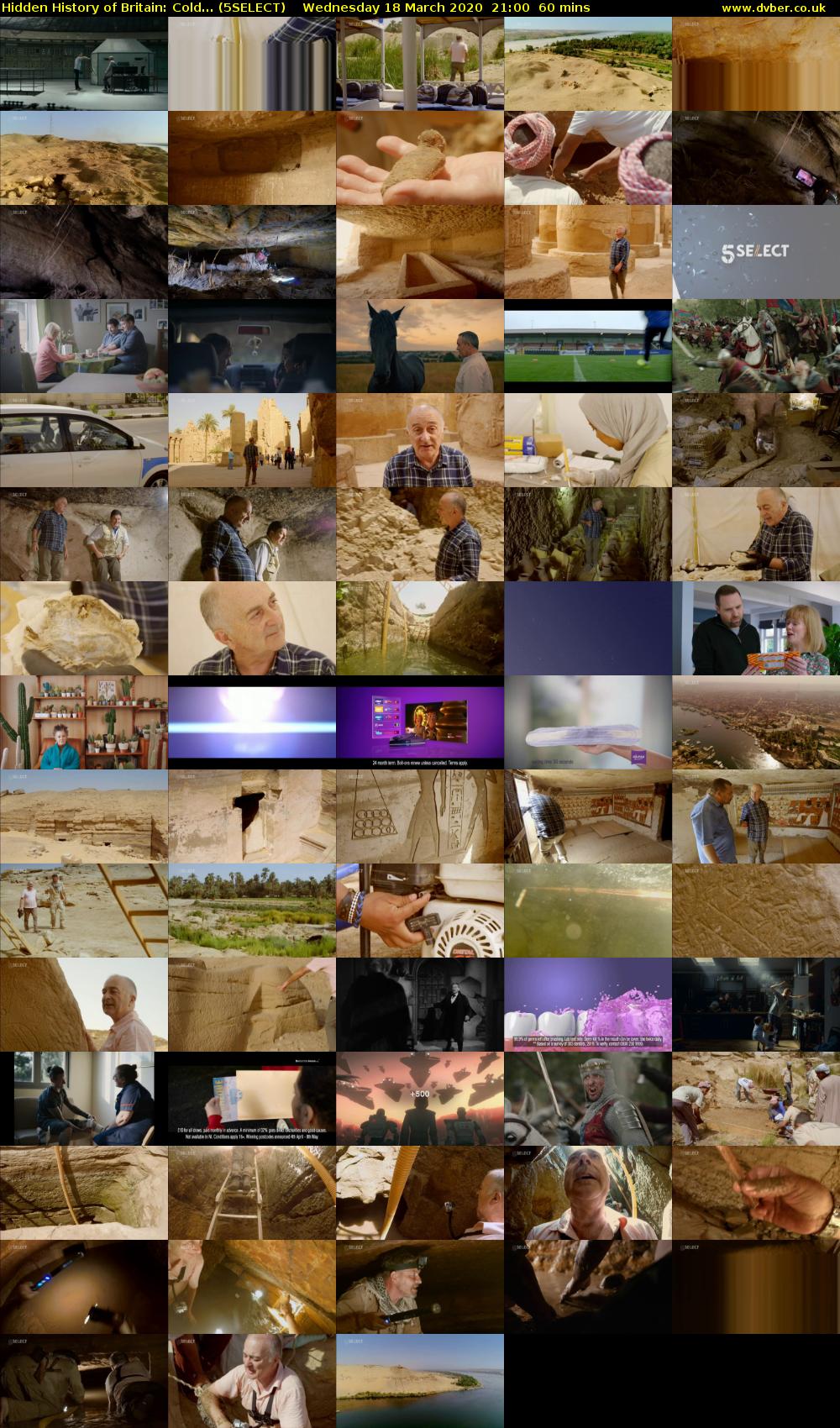 Hidden History of Britain: Cold... (5SELECT) Wednesday 18 March 2020 21:00 - 22:00