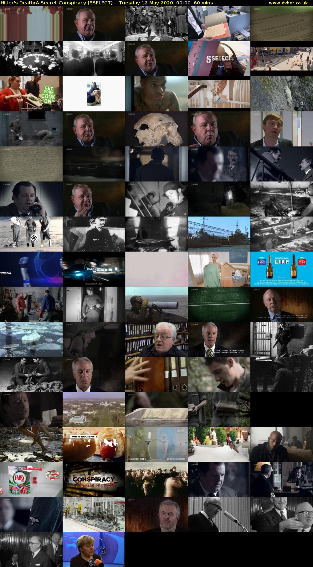 Hitler's Death:A Secret Conspiracy (5SELECT) Tuesday 12 May 2020 00:00 - 01:00
