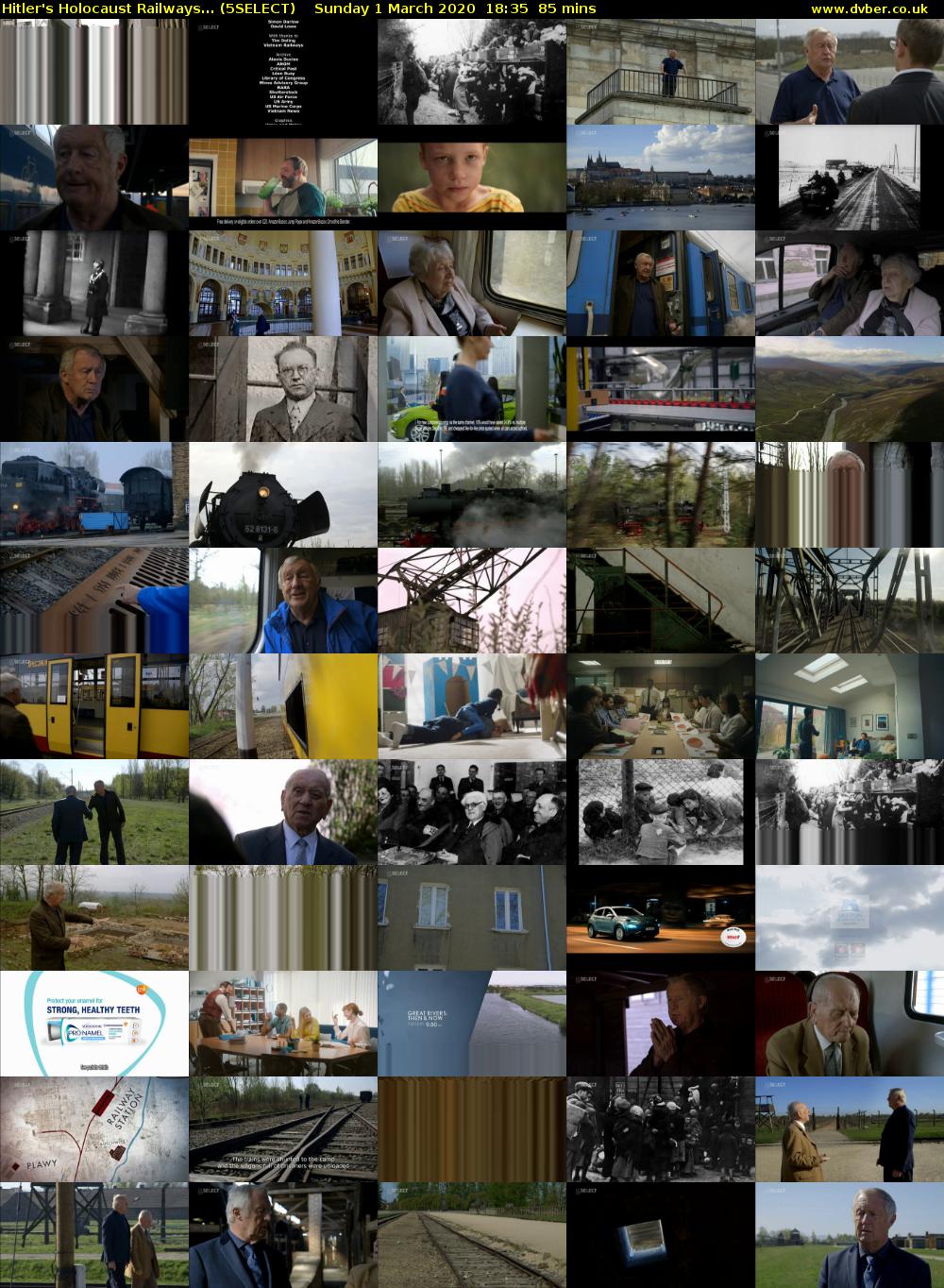 Hitler's Holocaust Railways... (5SELECT) Sunday 1 March 2020 18:35 - 20:00