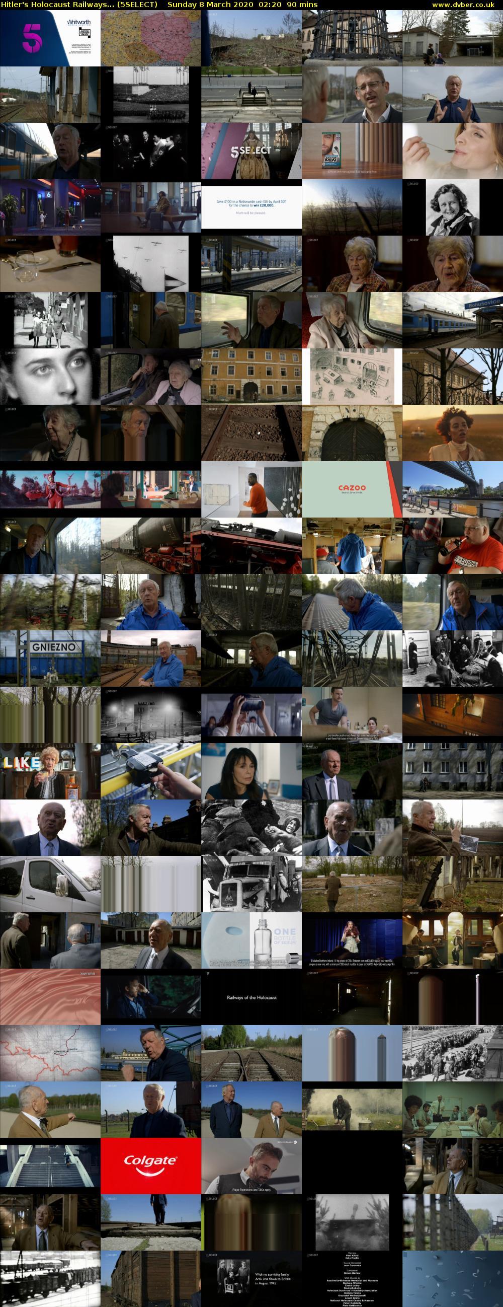 Hitler's Holocaust Railways... (5SELECT) Sunday 8 March 2020 02:20 - 03:50