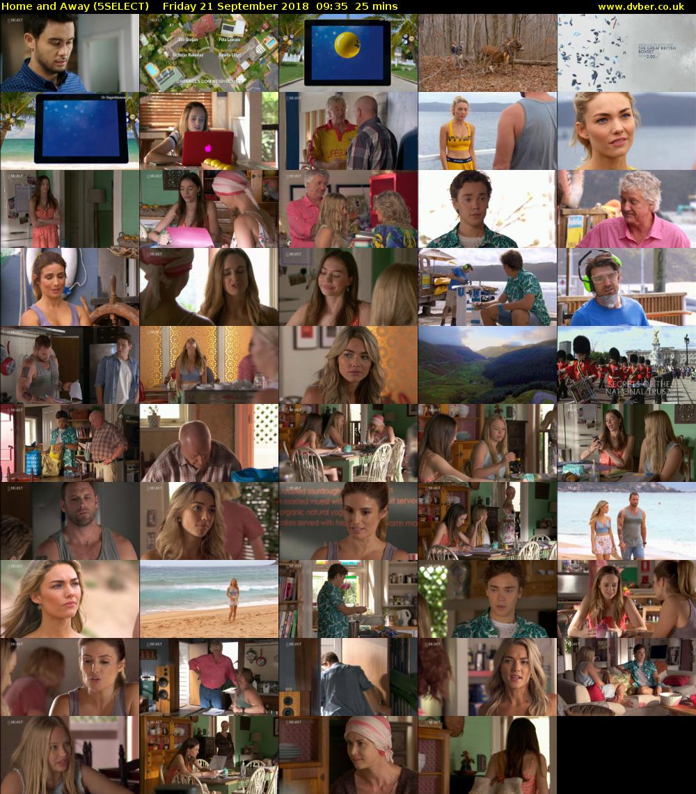 Home and Away (5SELECT) Friday 21 September 2018 09:35 - 10:00